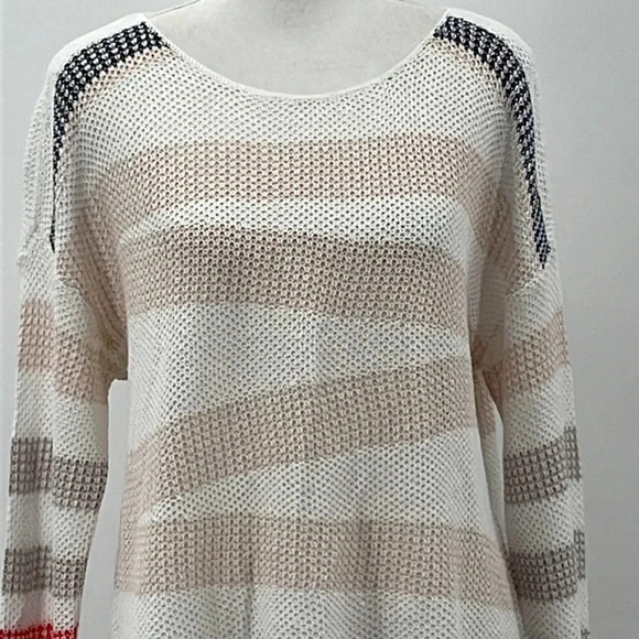 Nic + Zoe Cannon Linen & Cotton Blend Lightweight Sweater - Size Medium - Picture 4 of 7